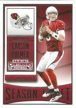 Carson Palmer Arizona Cardinals 2015 Panini Contenders NFL #13